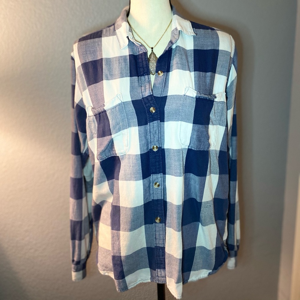 A&F Boyfriend Buffalo Check Shirt